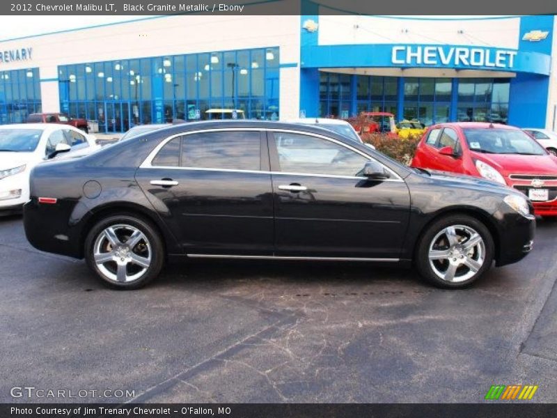 Black Granite Metallic / Ebony 2012 Chevrolet Malibu LT