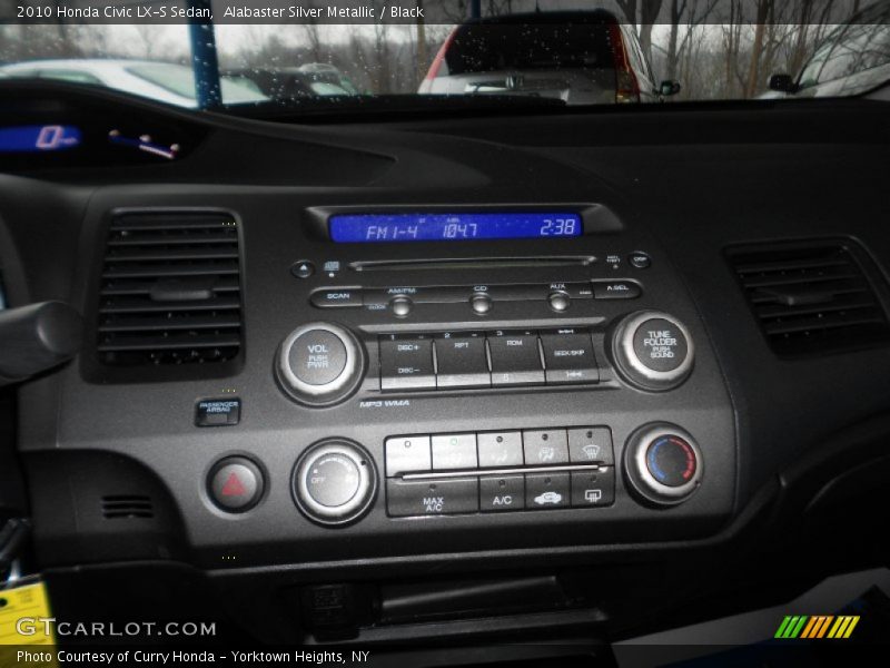 Alabaster Silver Metallic / Black 2010 Honda Civic LX-S Sedan