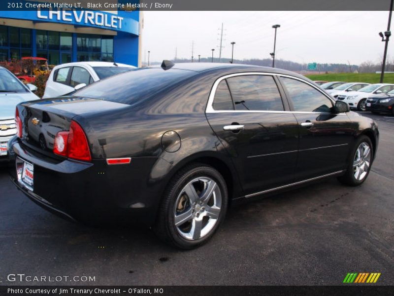 Black Granite Metallic / Ebony 2012 Chevrolet Malibu LT