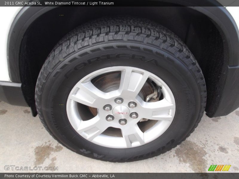 White Diamond Tintcoat / Light Titanium 2011 GMC Acadia SL