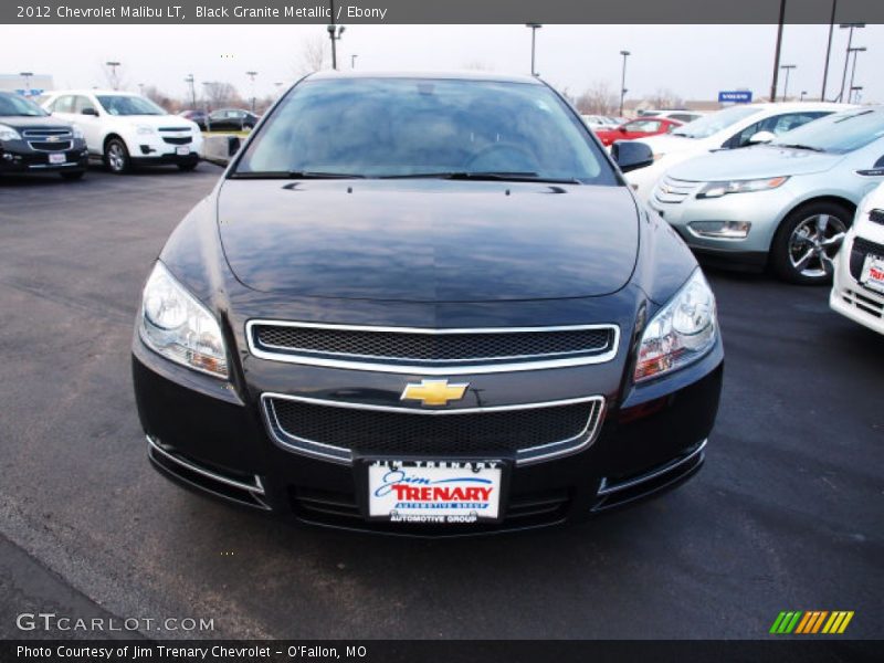 Black Granite Metallic / Ebony 2012 Chevrolet Malibu LT