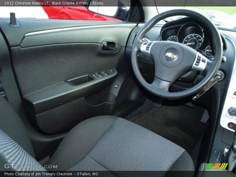 Black Granite Metallic / Ebony 2012 Chevrolet Malibu LT