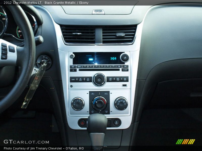 Black Granite Metallic / Ebony 2012 Chevrolet Malibu LT