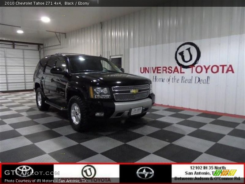 Black / Ebony 2010 Chevrolet Tahoe Z71 4x4