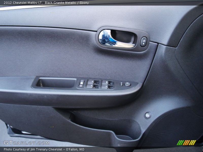 Black Granite Metallic / Ebony 2012 Chevrolet Malibu LT