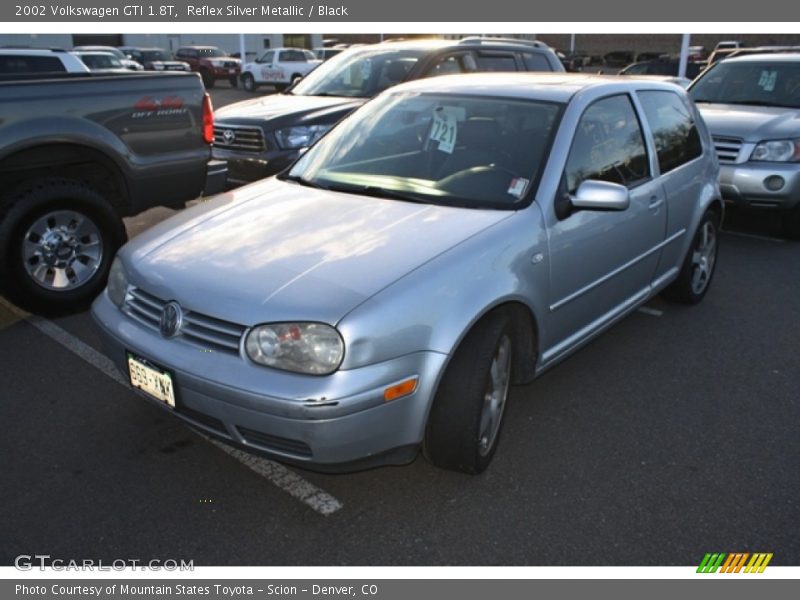 Reflex Silver Metallic / Black 2002 Volkswagen GTI 1.8T