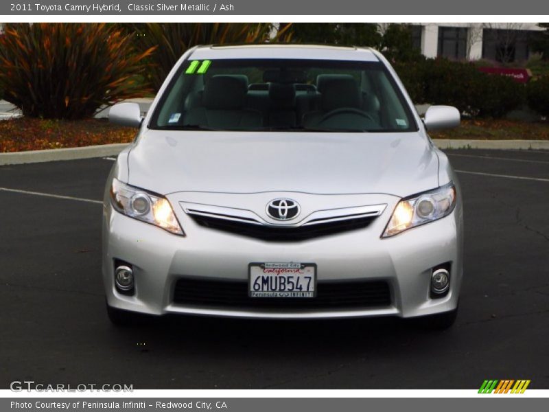 Classic Silver Metallic / Ash 2011 Toyota Camry Hybrid