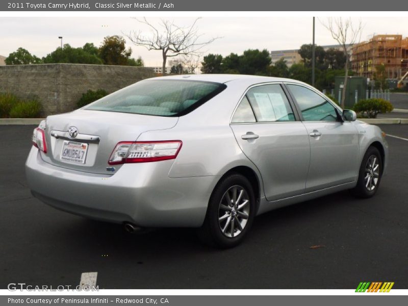 Classic Silver Metallic / Ash 2011 Toyota Camry Hybrid