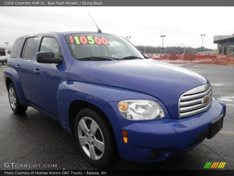 Blue Flash Metallic / Ebony Black 2008 Chevrolet HHR LS