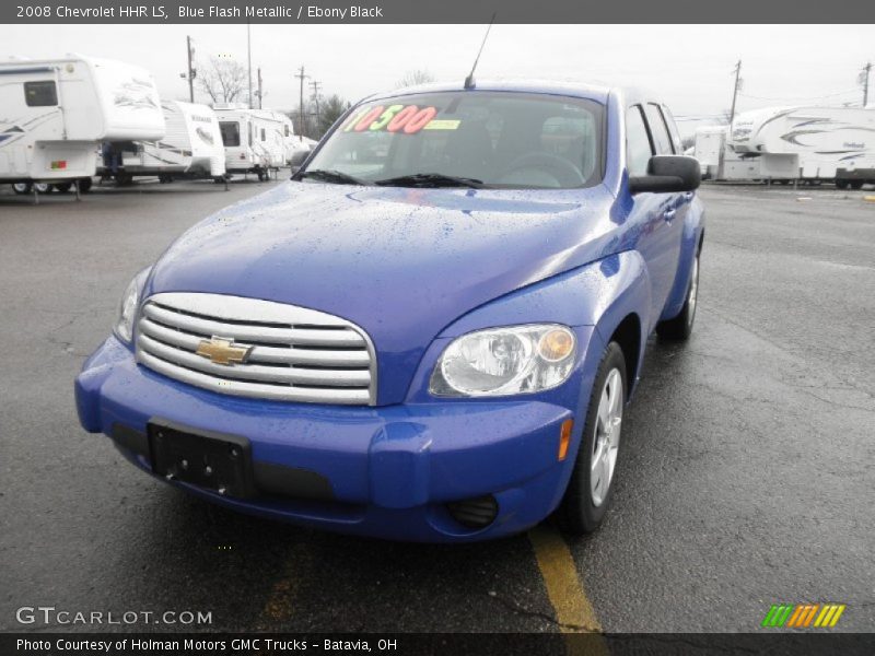 Blue Flash Metallic / Ebony Black 2008 Chevrolet HHR LS