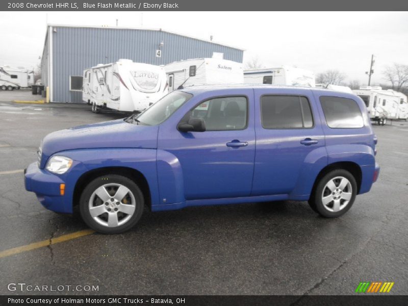 Blue Flash Metallic / Ebony Black 2008 Chevrolet HHR LS