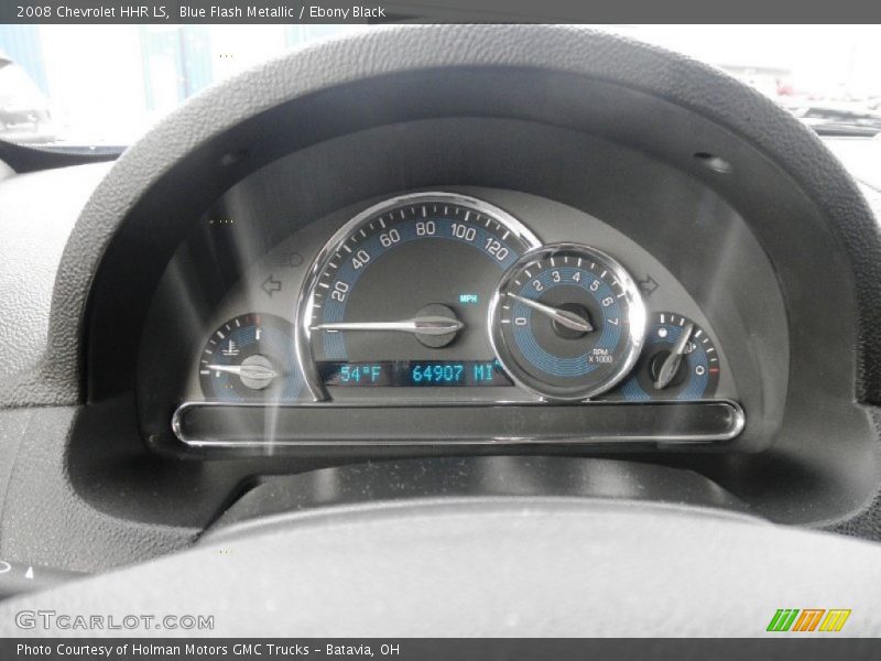 Blue Flash Metallic / Ebony Black 2008 Chevrolet HHR LS