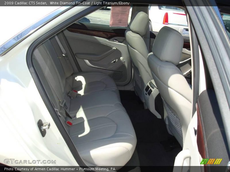 White Diamond Tri-Coat / Light Titanium/Ebony 2009 Cadillac CTS Sedan