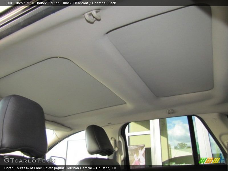 Sunroof of 2008 MKX Limited Edition