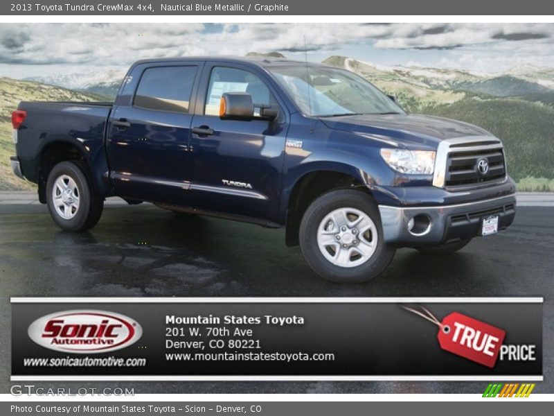 Nautical Blue Metallic / Graphite 2013 Toyota Tundra CrewMax 4x4