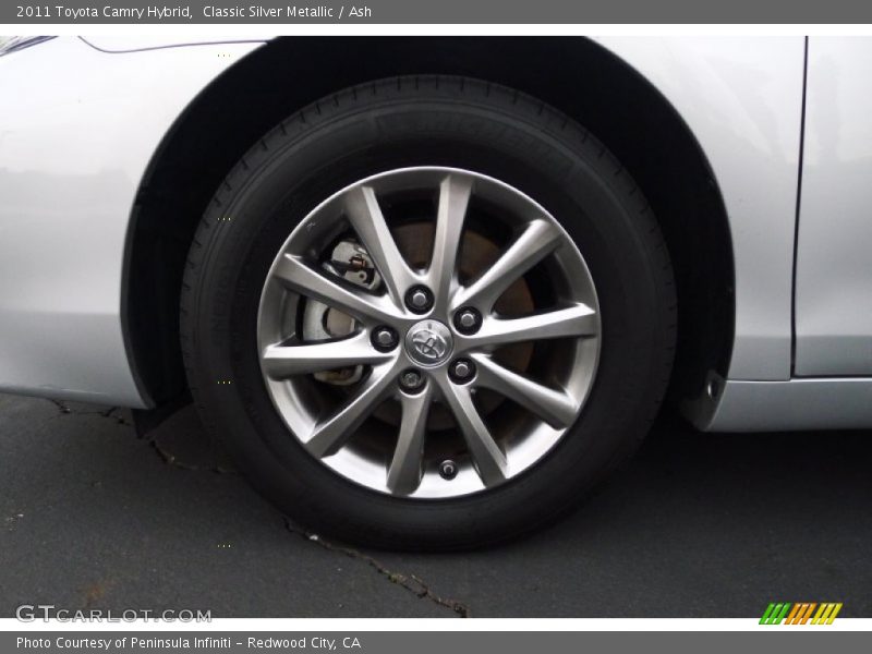 Classic Silver Metallic / Ash 2011 Toyota Camry Hybrid