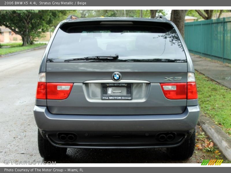 Stratus Grey Metallic / Beige 2006 BMW X5 4.4i