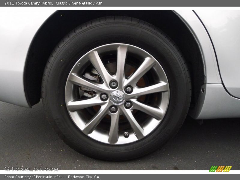 Classic Silver Metallic / Ash 2011 Toyota Camry Hybrid