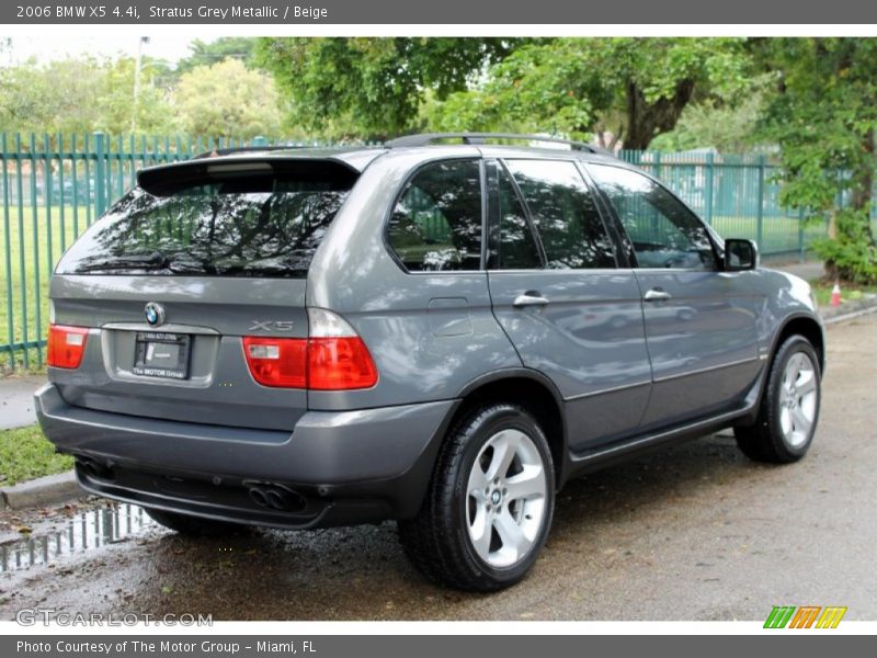 Stratus Grey Metallic / Beige 2006 BMW X5 4.4i