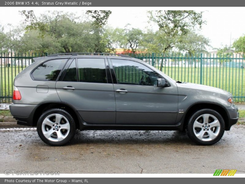 Stratus Grey Metallic / Beige 2006 BMW X5 4.4i