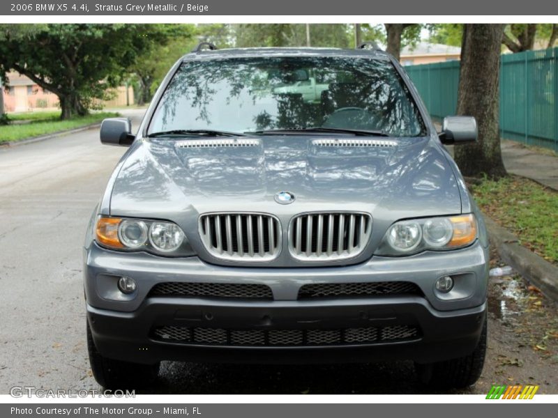 Stratus Grey Metallic / Beige 2006 BMW X5 4.4i