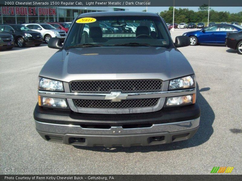 Light Pewter Metallic / Dark Charcoal 2003 Chevrolet Silverado 1500 Regular Cab