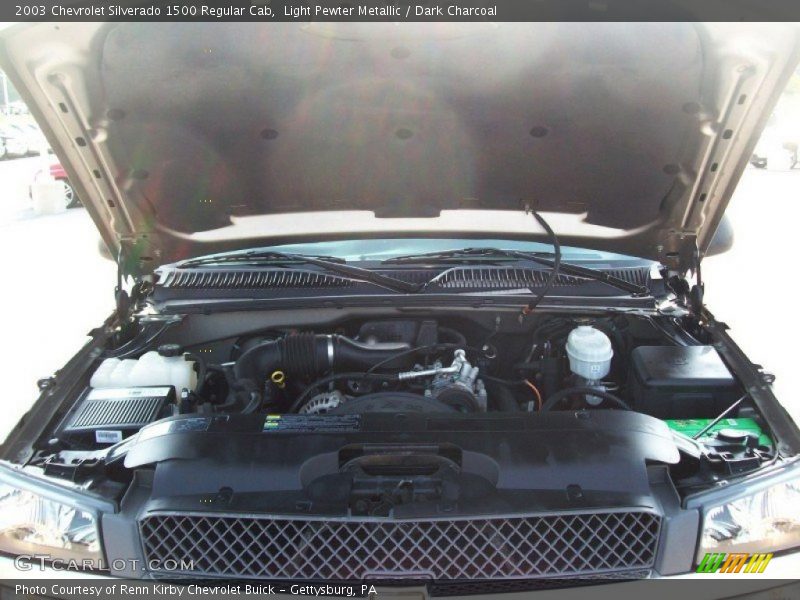 Light Pewter Metallic / Dark Charcoal 2003 Chevrolet Silverado 1500 Regular Cab
