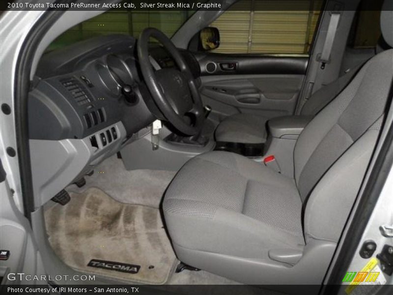 Silver Streak Mica / Graphite 2010 Toyota Tacoma PreRunner Access Cab