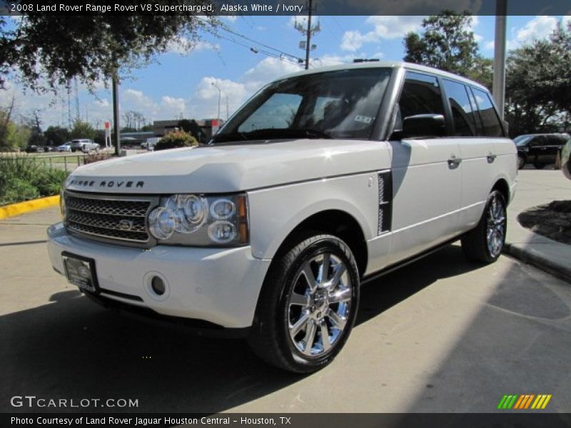 Alaska White / Ivory 2008 Land Rover Range Rover V8 Supercharged