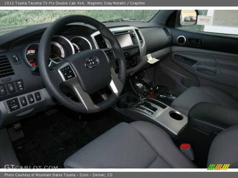 Magnetic Gray Metallic / Graphite 2013 Toyota Tacoma TX Pro Double Cab 4x4