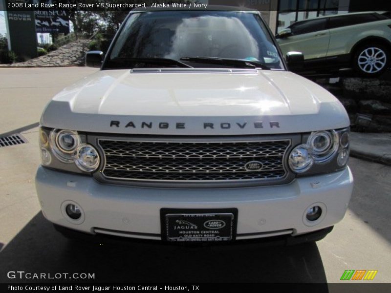 Alaska White / Ivory 2008 Land Rover Range Rover V8 Supercharged