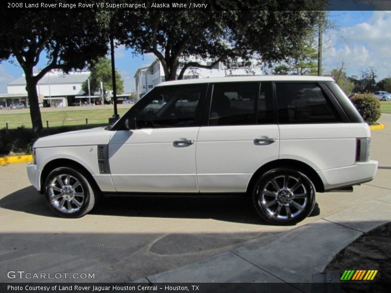 Alaska White / Ivory 2008 Land Rover Range Rover V8 Supercharged
