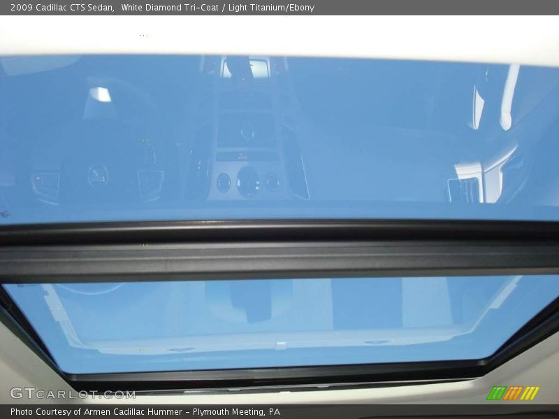 White Diamond Tri-Coat / Light Titanium/Ebony 2009 Cadillac CTS Sedan