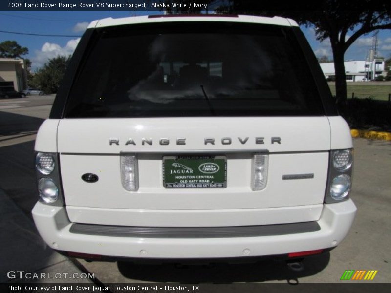 Alaska White / Ivory 2008 Land Rover Range Rover V8 Supercharged