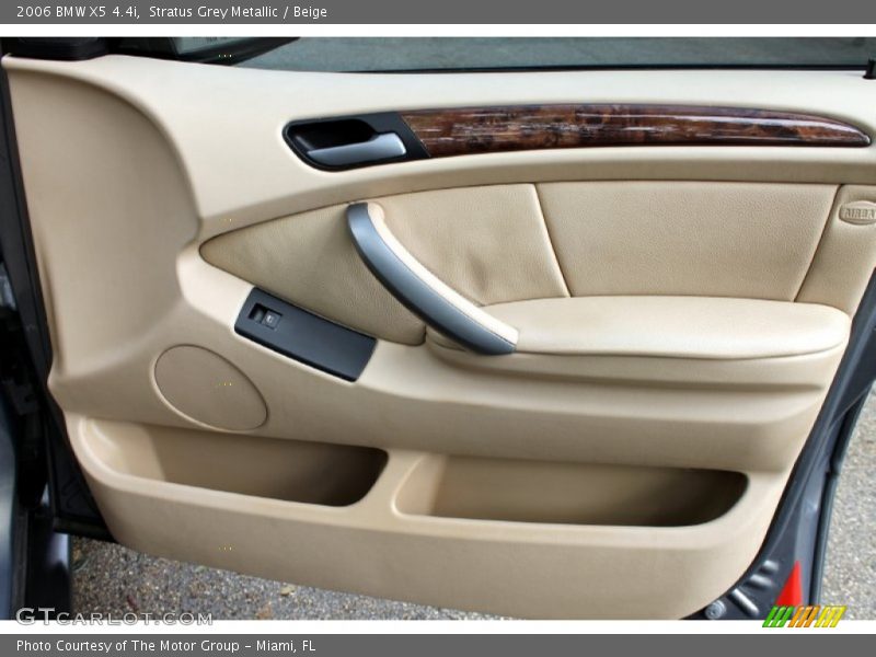 Stratus Grey Metallic / Beige 2006 BMW X5 4.4i