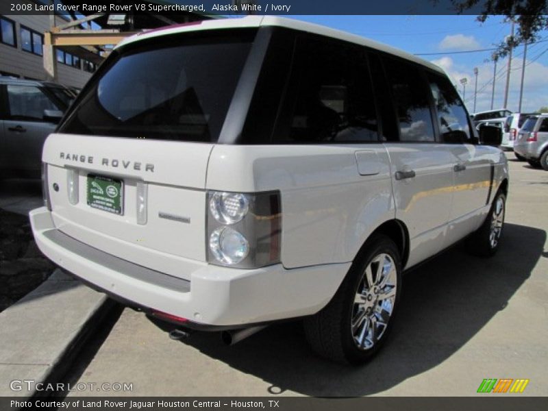 Alaska White / Ivory 2008 Land Rover Range Rover V8 Supercharged