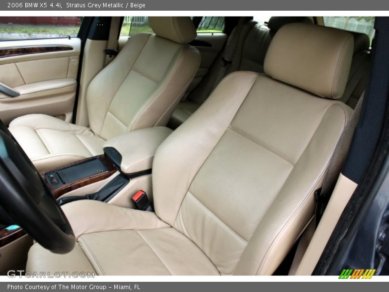 Stratus Grey Metallic / Beige 2006 BMW X5 4.4i