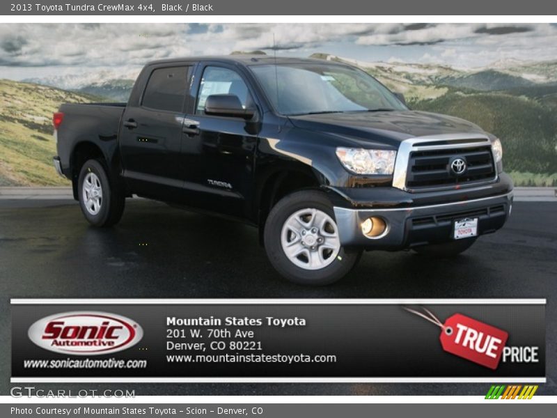 Black / Black 2013 Toyota Tundra CrewMax 4x4