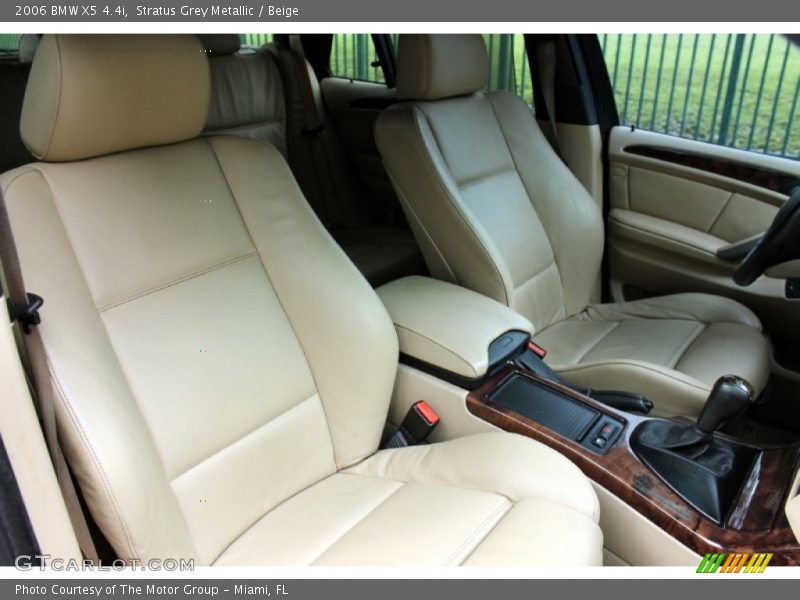 Stratus Grey Metallic / Beige 2006 BMW X5 4.4i