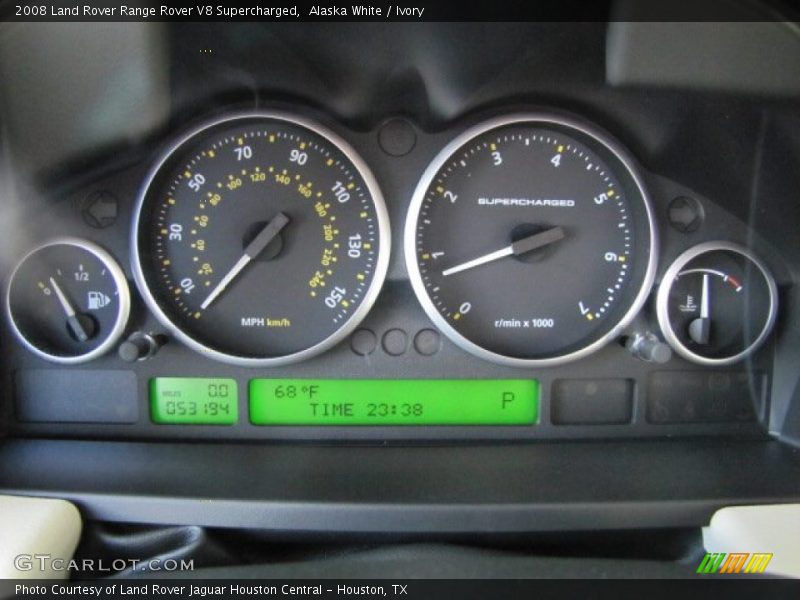 Alaska White / Ivory 2008 Land Rover Range Rover V8 Supercharged
