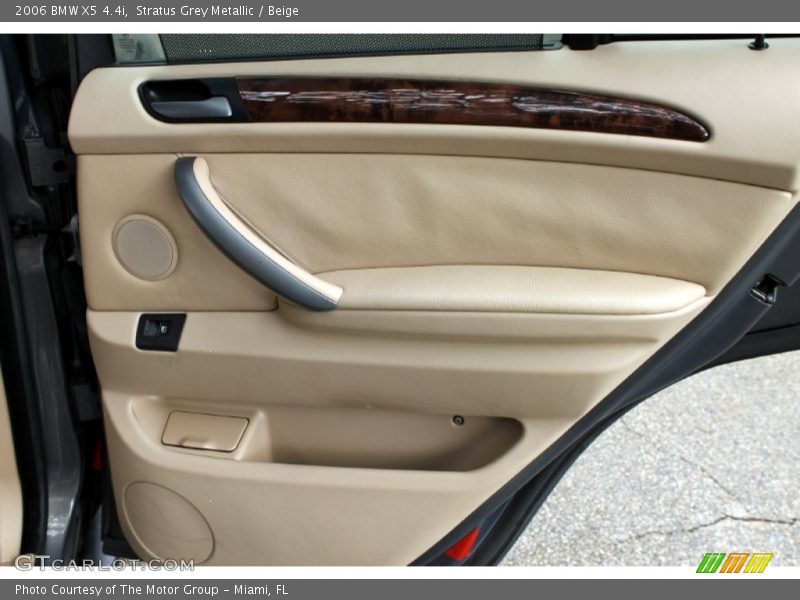 Stratus Grey Metallic / Beige 2006 BMW X5 4.4i