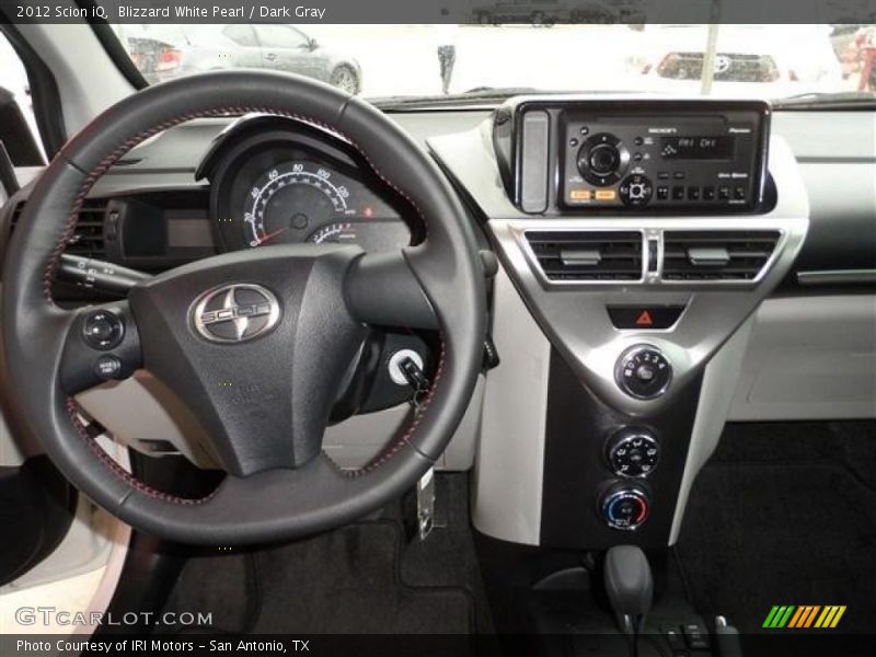 Blizzard White Pearl / Dark Gray 2012 Scion iQ