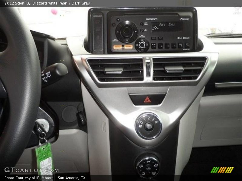 Blizzard White Pearl / Dark Gray 2012 Scion iQ
