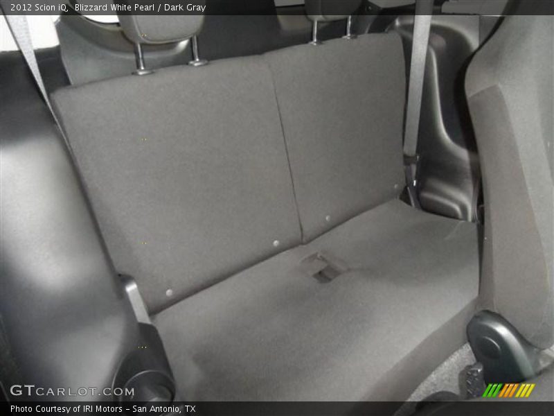 Blizzard White Pearl / Dark Gray 2012 Scion iQ