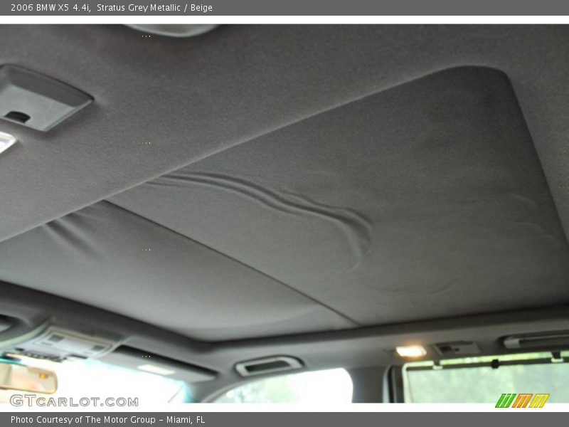 Stratus Grey Metallic / Beige 2006 BMW X5 4.4i