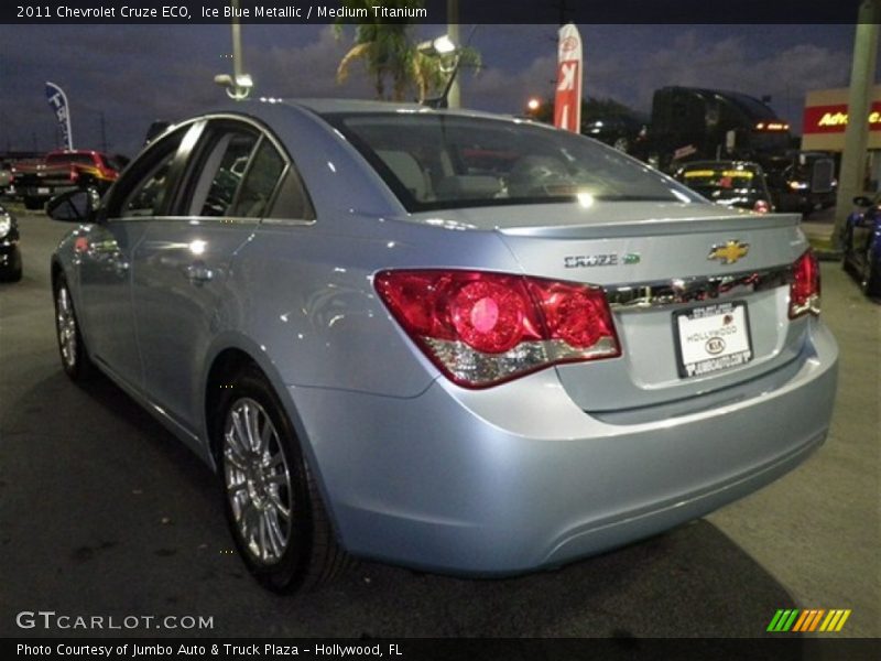 Ice Blue Metallic / Medium Titanium 2011 Chevrolet Cruze ECO