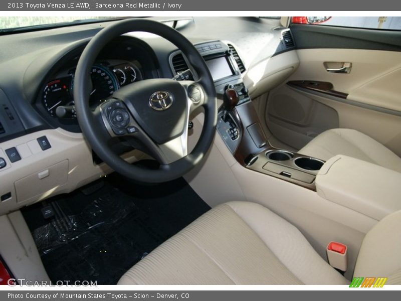 Barcelona Red Metallic / Ivory 2013 Toyota Venza LE AWD