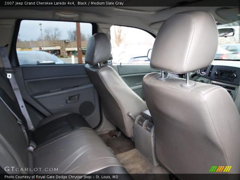 Black / Medium Slate Gray 2007 Jeep Grand Cherokee Laredo 4x4
