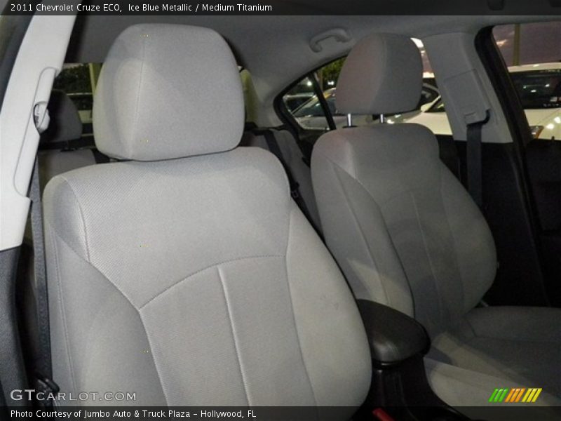 Ice Blue Metallic / Medium Titanium 2011 Chevrolet Cruze ECO