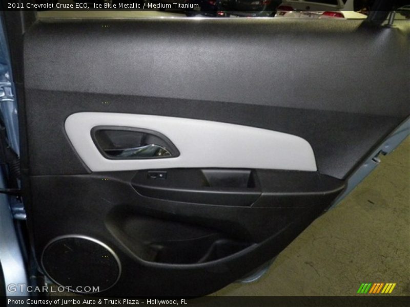 Ice Blue Metallic / Medium Titanium 2011 Chevrolet Cruze ECO